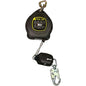 Miller MFS-LES1-02 Self-Retracting Device for Leading Edges, with Galvanized Steel Cable, with Kevlar Shock Absorber, Steel Swivel Snap Hook Silver Fall Protection