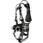 Miller RDT-QC-BDP Premium Full-Body Harness with DualTech Webbing, 5 Points of Adjustment, with Back / Side D-Rings, and Removable Belt, with Quick-Connect Chest & Leg Buckles Black Fall Protection