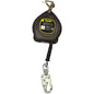 Miller MFS-OGC1-02 Self-Retracting Lifeline, with Galvanized Steel Cable, Steel Swivel Snap Hook Silver Fall Protection