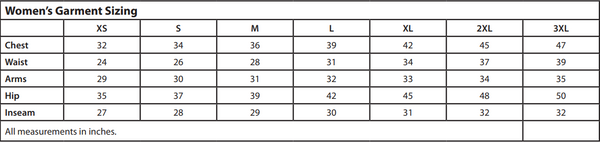 Sizing Chart