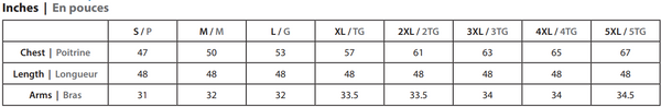 Sizing Chart