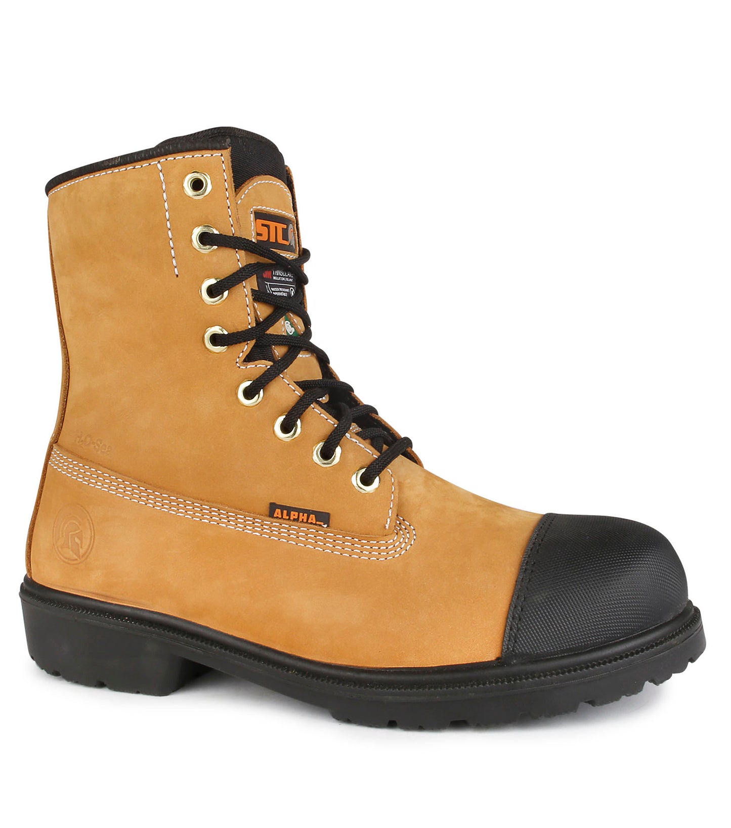 STC Hardcore Men's Steel Toe Work Boots - Tan