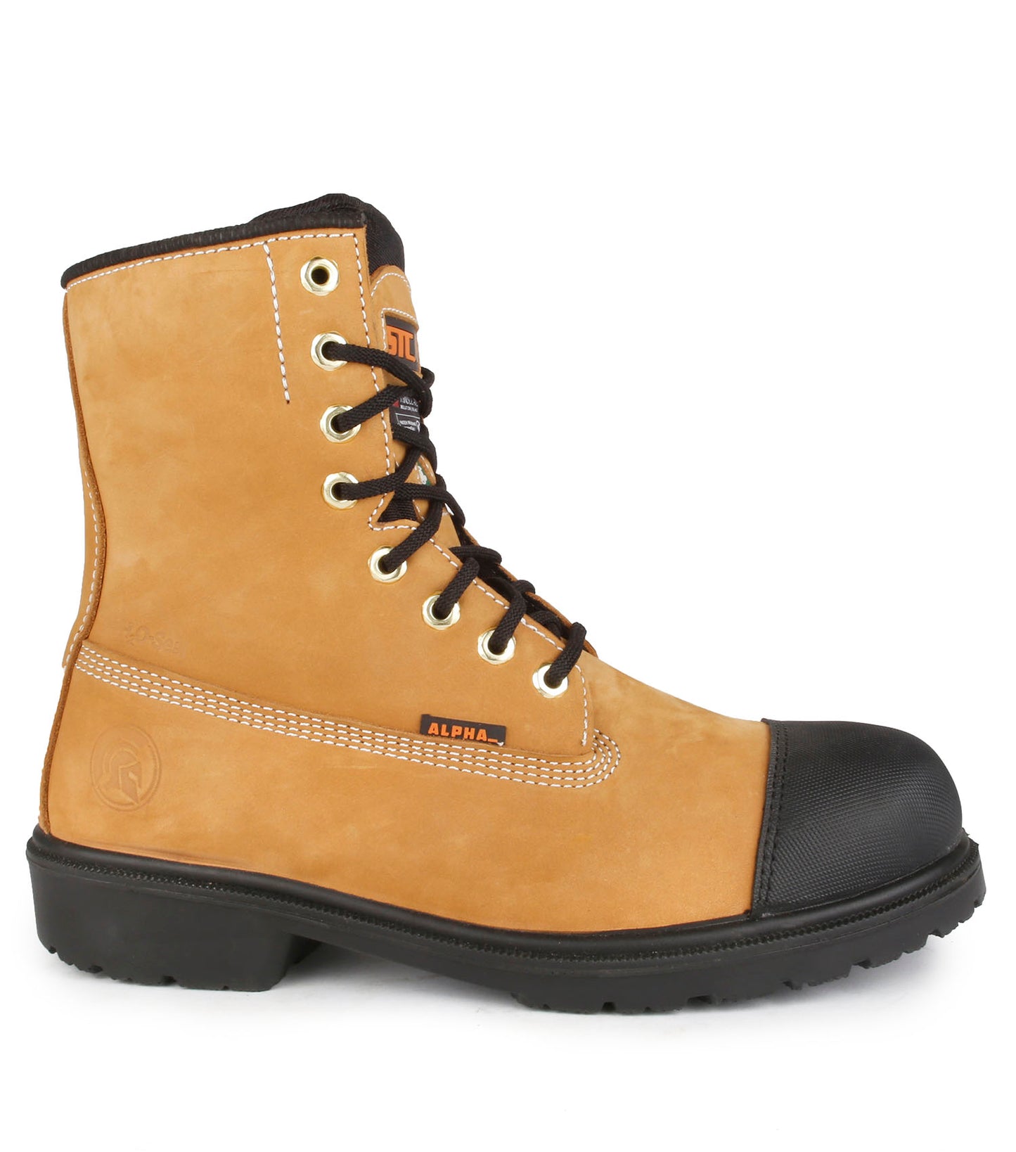 STC Hardcore Men's Steel Toe Work Boots - Tan