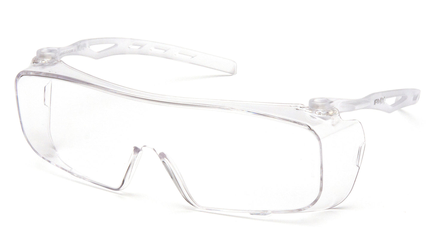 Pyramex Cappture S9910ST Safety Glasses - Clear Frame Clear H2X Anit-Fog Lens - ANSI Z87.1+ CSA Z94.3 | Supplynow.ca