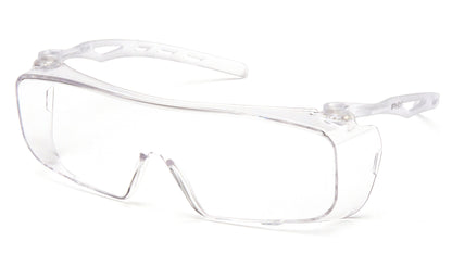 Pyramex Cappture S9910ST Safety Glasses - Clear Frame Clear H2X Anit-Fog Lens - ANSI Z87.1+ CSA Z94.3 | Supplynow.ca