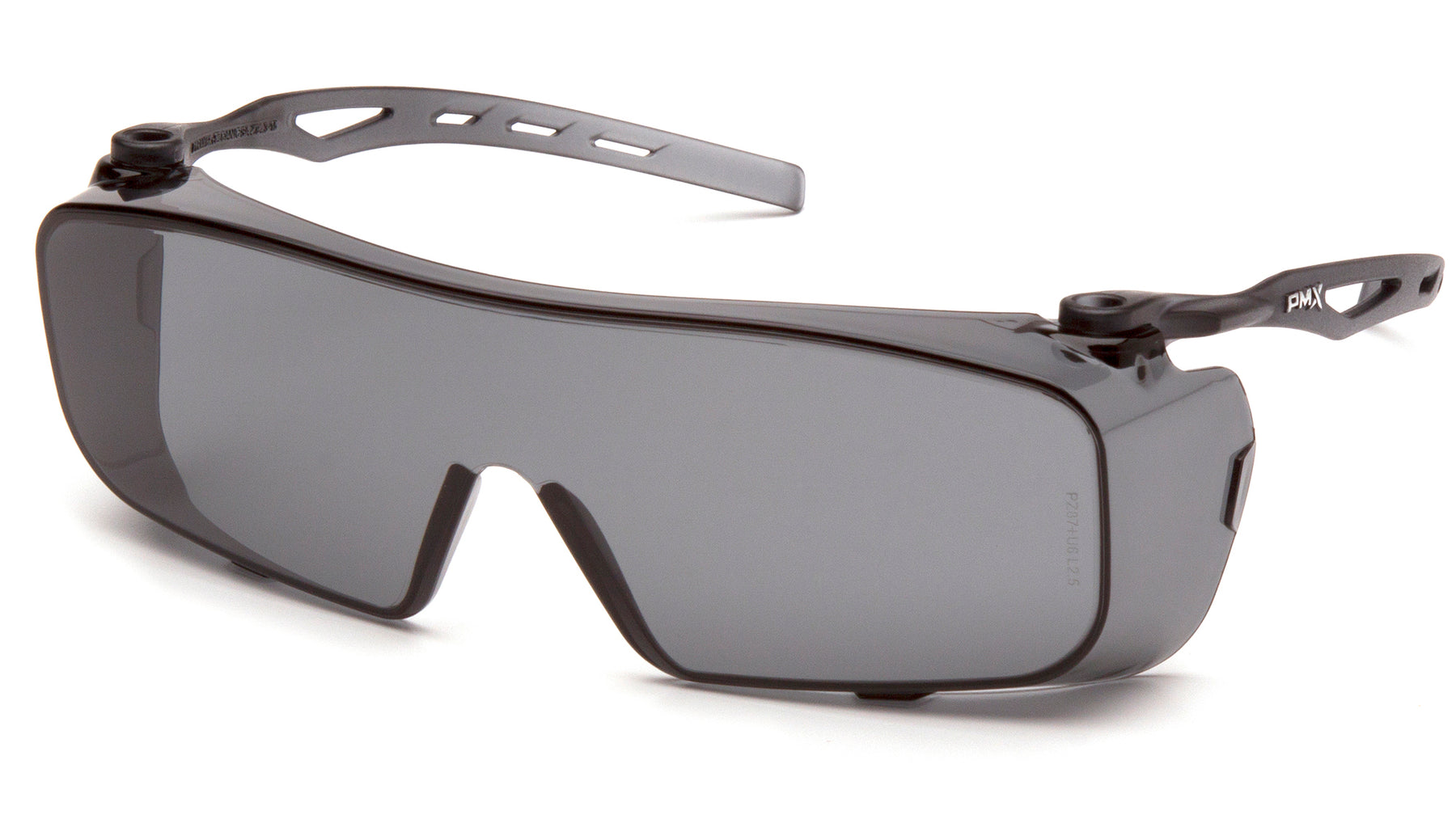 Pyramex Cappture S9920ST Safety Glasses - Gray Frame Gray H2X Anti-Fog Lens - ANSI Z87.1+ CSA Z94.3 | Supplynow.ca