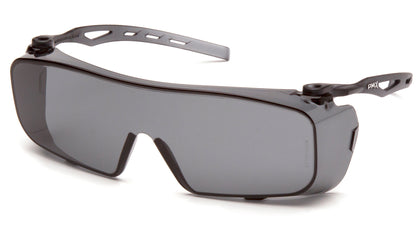 Pyramex Cappture S9920ST Safety Glasses - Gray Frame Gray H2X Anti-Fog Lens - ANSI Z87.1+ CSA Z94.3 | Supplynow.ca