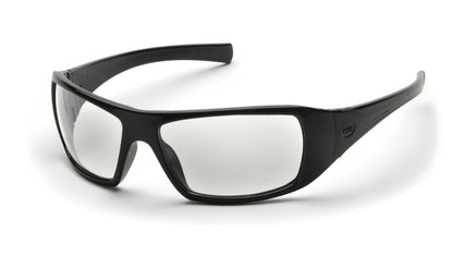 Pyramex Goliath SB5610D Safety Glasses - Black Frame Clear Lens - ANSI Z87.1+ CSA Z94.3 | Supplynow.ca