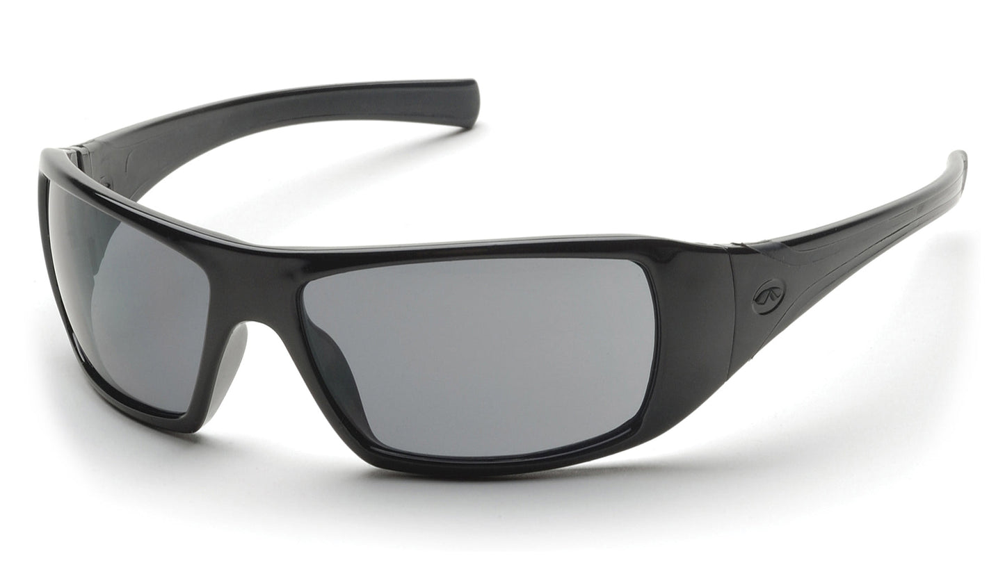 Pyramex Goliath SB5621D Safety Glasses - Black Frame Gray Polarized Lens - ANSI Z87.1+ CSA Z94.3 | Supplynow.ca