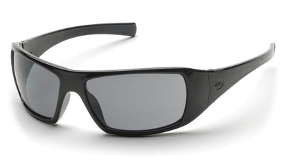 Pyramex Goliath SB5621D Safety Glasses - Black Frame Gray Polarized Lens - ANSI Z87.1+ CSA Z94.3 | Supplynow.ca