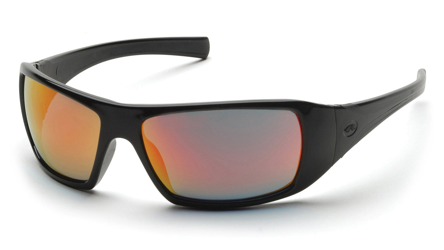 Pyramex Goliath SB5645D Safety Glasses - Black Frame Ice Orange Lens - ANSI Z87.1+ CSA Z94.3 | Supplynow.ca
