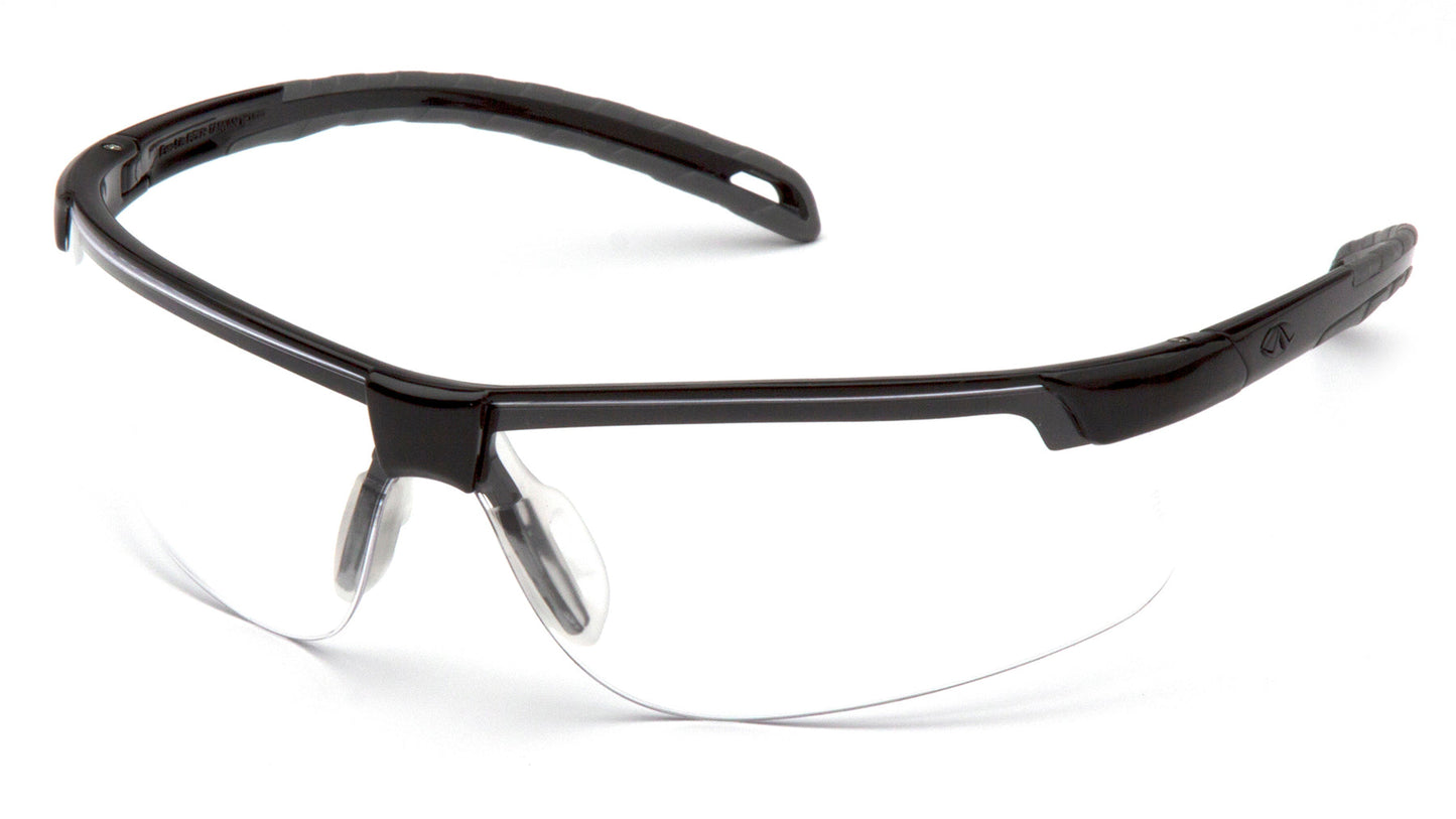 Pyramex Ever Lite SB8610DT Safety Glasses - Black Frame Clear H2X Anti-Fog Lens - ANSI Z87.1+ CSA Z94.3 | Supplynow.ca
