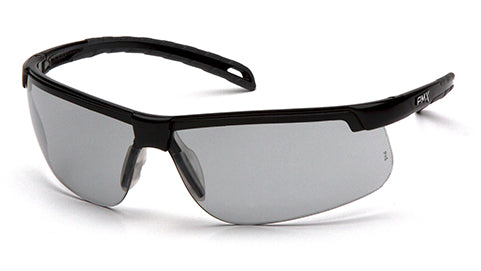 Pyramex Ever Lite SB8625DTM Safety Glasses - Black Frame Light Gray H2MAX Anti-Fog Lens - ANSI Z87.1+ CSA Z94.3 | Supplynow.ca