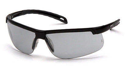 Pyramex Ever Lite SB8625DTM Safety Glasses - Black Frame Light Gray H2MAX Anti-Fog Lens - ANSI Z87.1+ CSA Z94.3 | Supplynow.ca