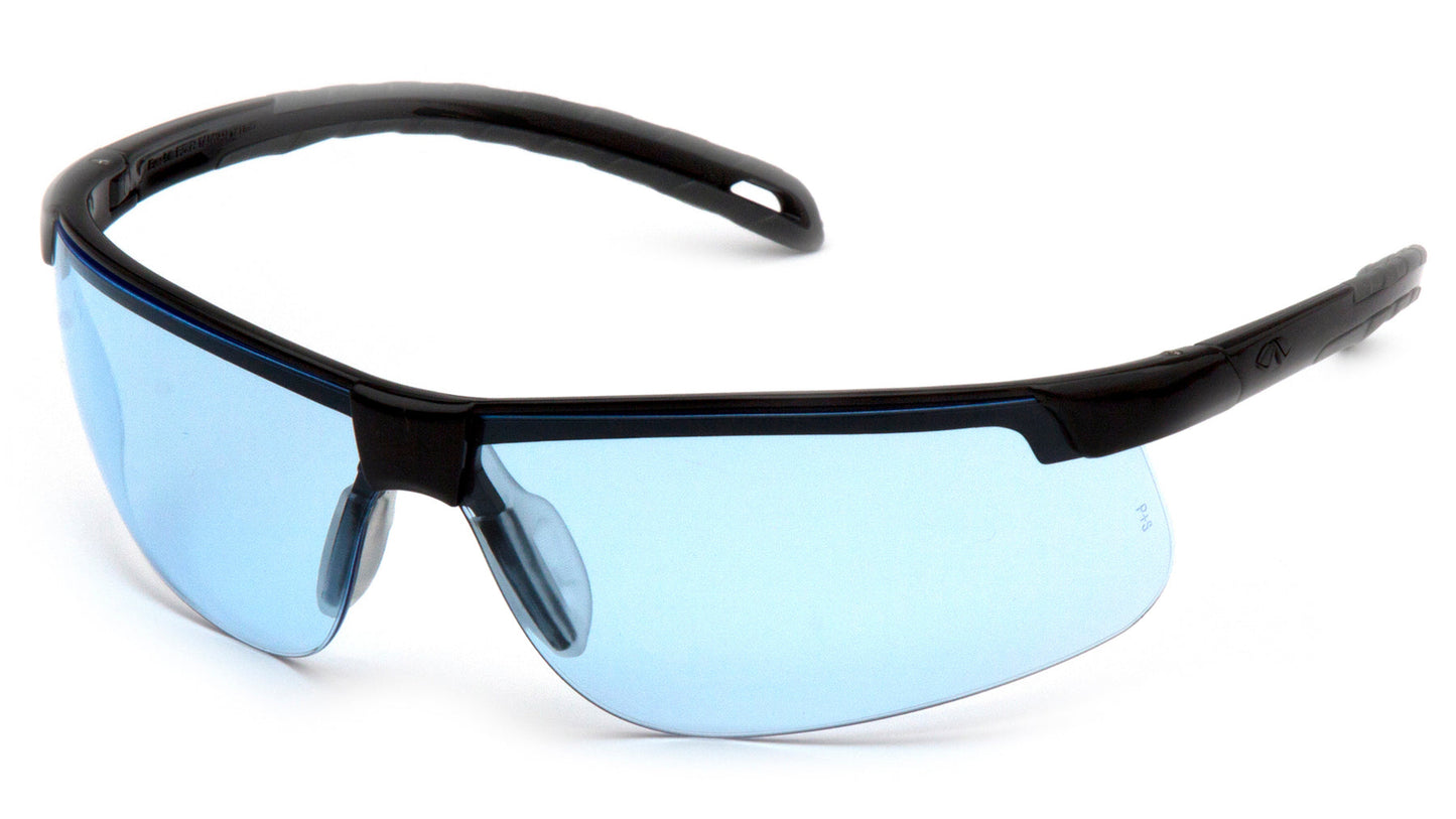 Pyramex Ever Lite SB8660D Safety Glasses - Black Frame Infinity Blue Lens - ANSI Z87.1+ CSA Z94.3 | Supplynow.ca