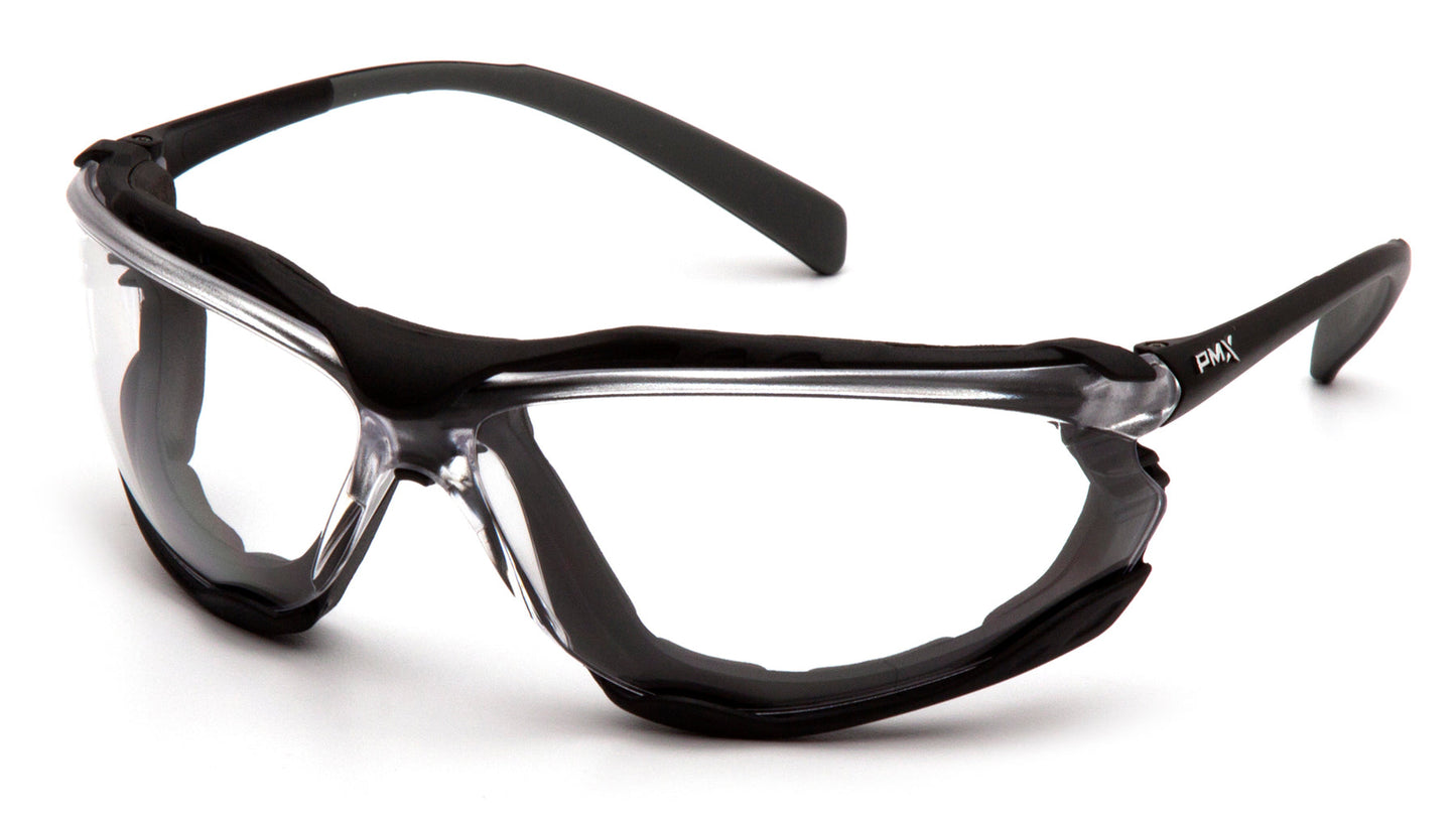 Pyramex Proximity SB9310ST Safety Glasses - Black Frame Clear H2X Anti-Fog Lens - ANSI Z87.1+ CSA Z94.3 | Supplynow.ca