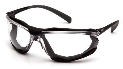 Pyramex Proximity SB9310ST Safety Glasses - Black Frame Clear H2X Anti-Fog Lens - ANSI Z87.1+ CSA Z94.3 | Supplynow.ca