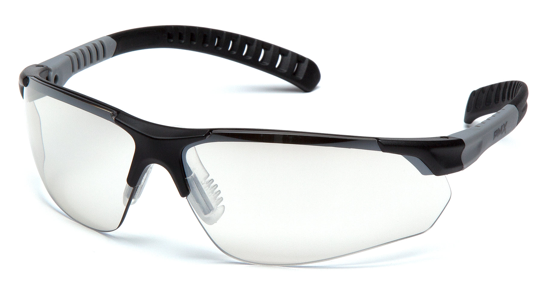 Pyramex Sitecore SBG10180D Safety Glasses - Black and Gray Frame Indoor/Outdoor Mirror Lens - ANSI Z87.1+ CSA Z94.3 | Supplynow.ca
