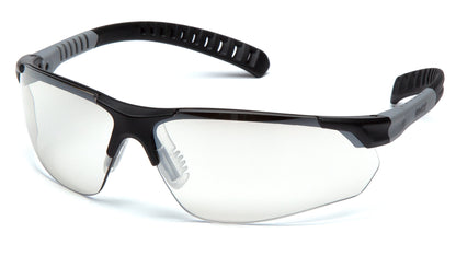 Pyramex Sitecore SBG10180D Safety Glasses - Black and Gray Frame Indoor/Outdoor Mirror Lens - ANSI Z87.1+ CSA Z94.3 | Supplynow.ca