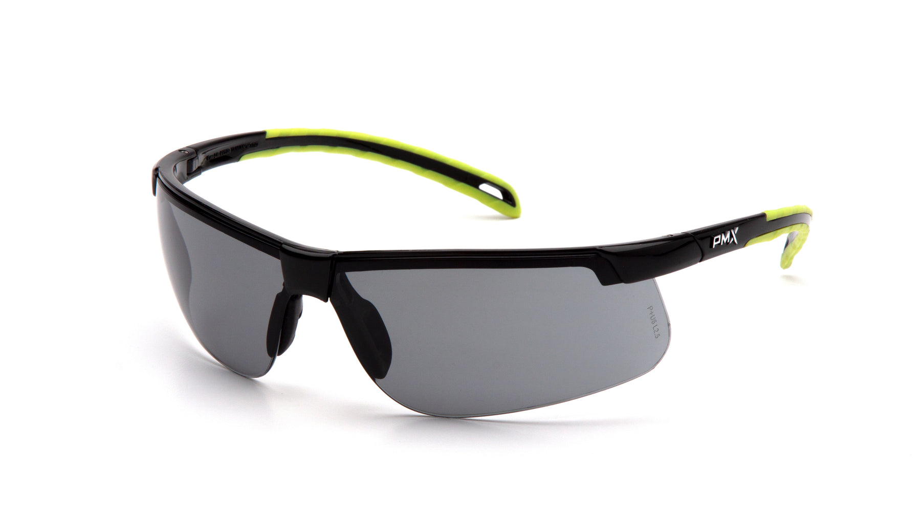 Pyramex Ever Lite SBL8620DTM Safety Glasses - Black/Lime Frame Gray H2MAX Anti-Fog Lens - ANSI Z87.1+ CSA Z94.3 | Supplynow.ca