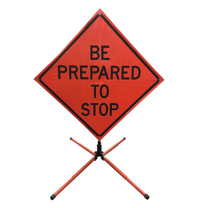 SS310 Compact Single Spring Sign Stand Steel