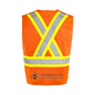 STC TV4 5 Pt. Tearaway Solid Traffic Vest