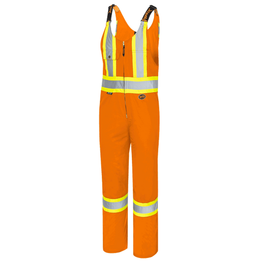 Safety Overalls - Poly Cotton - High Visibility-Orange