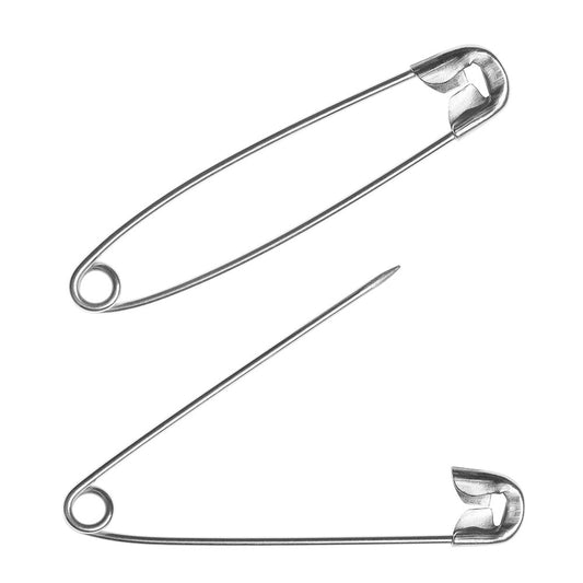 Assorted Safety Pins, 100 Bags of 12