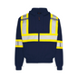 High Visibility Safety Hoodie with Detachable Hood, 4" Reflective Tape