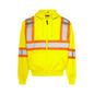High Visibility Safety Hoodie with Detachable Hood, 4" Reflective Tape