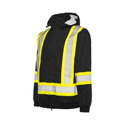 3-in-1 Winter High Visibility Safety Jacket, 4" Reflective Tape