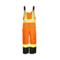 Winter High Visibility Safety Bib Overalls, 4" Reflective Tape