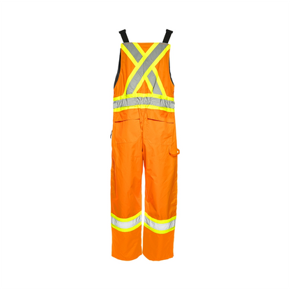 Winter High Visibility Safety Bib Overalls, 4" Reflective Tape