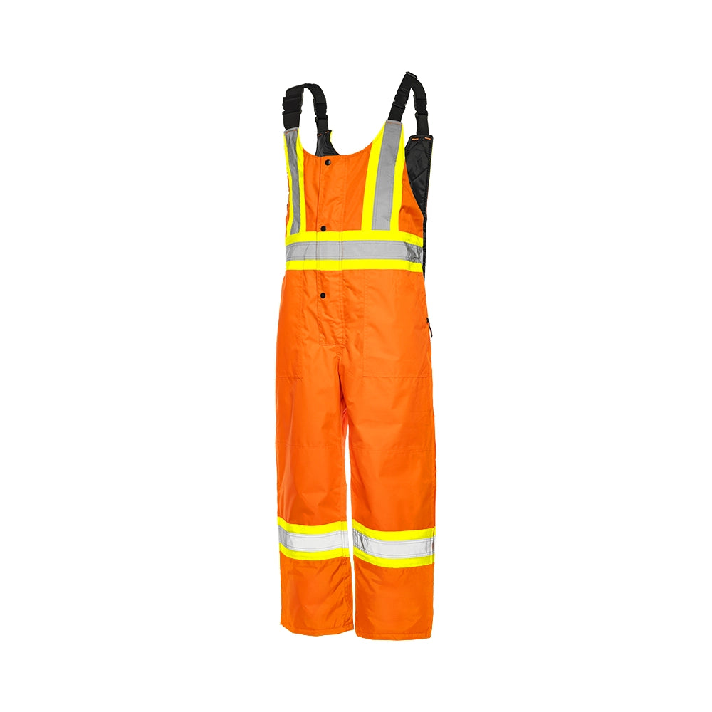 Winter High Visibility Safety Bib Overalls, 4" Reflective Tape