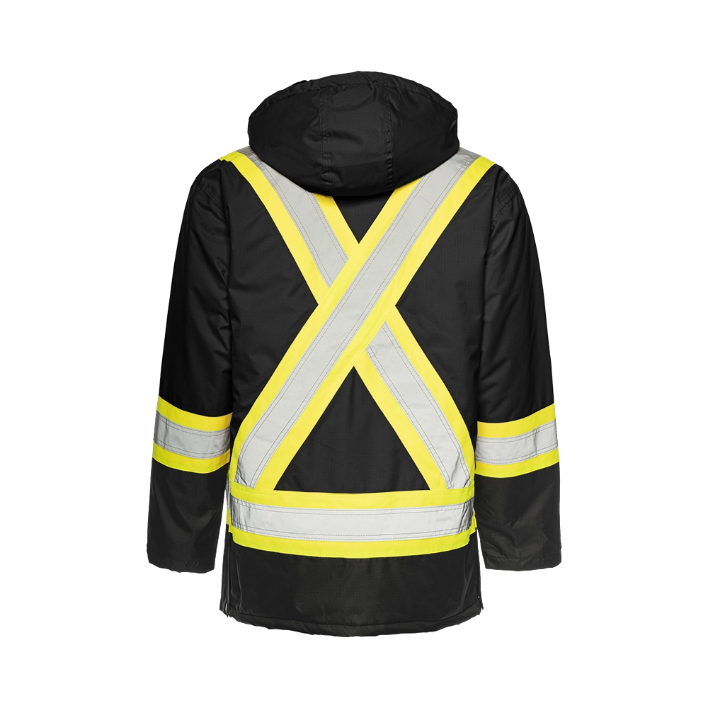 Winter High Visibility Safety Parka, 4" Reflective Tape