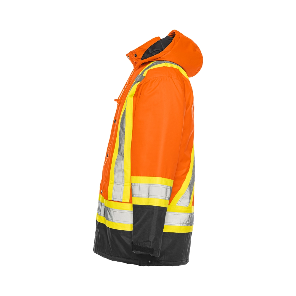 Winter High Visibility Safety Parka, 4" Reflective Tape
