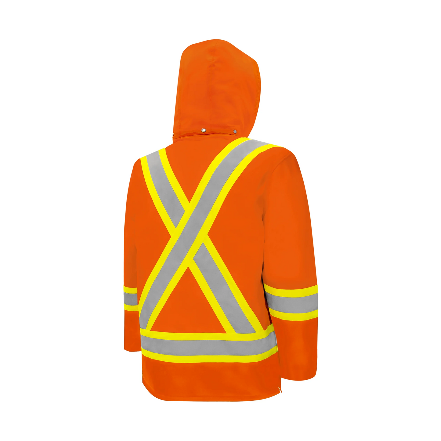 Winter High Visibility Safety Parka, 4" Reflective Tape