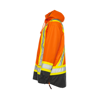 High Visibility 6-in-1 Winter Safety Parka