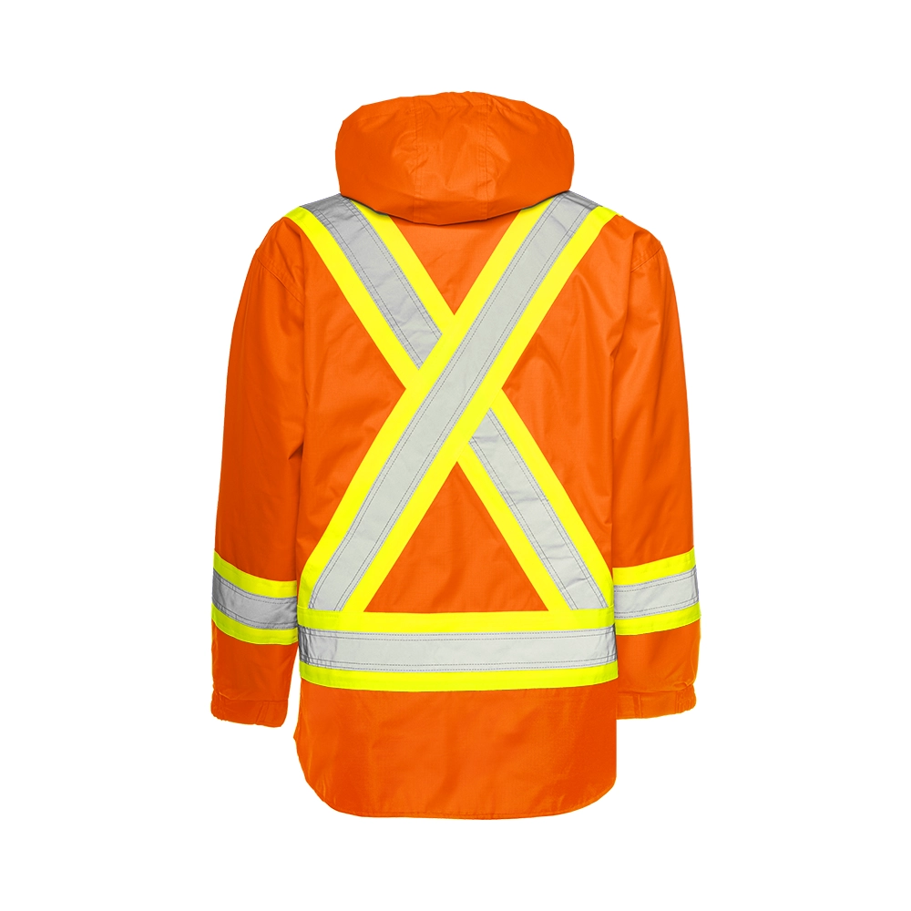 High Visibility 6-in-1 Winter Safety Parka
