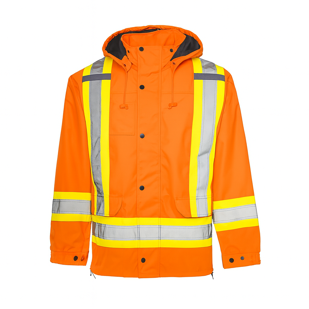 High Visibility 6-in-1 Winter Safety Parka