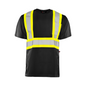 High Visibility Safety T-Shirt, Polyester, 4" Reflective Tape