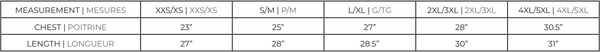 Sizing Chart