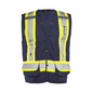Deluxe Surveyor Vest, 4" Reflective Tape, 17 Pockets