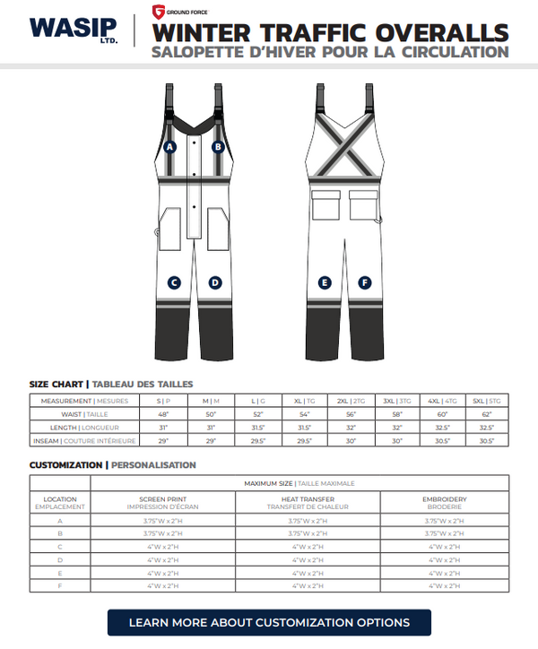 Sizing Chart