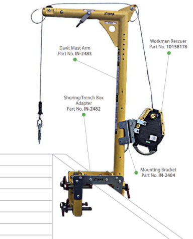 MSA - Xtirpa Trench Davit