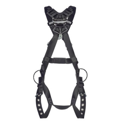 V-Form Arc Flash Harness, Back Web Loop, Tongue Buckle Leg Straps