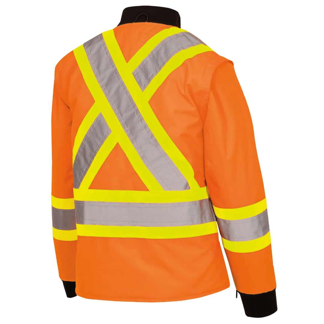 Women's Hi-Vis 7-in-1 Waterproof Jacket w/Hood