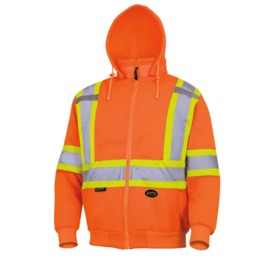 Pioneer Hi-Vis Fleece Safety Hoodie