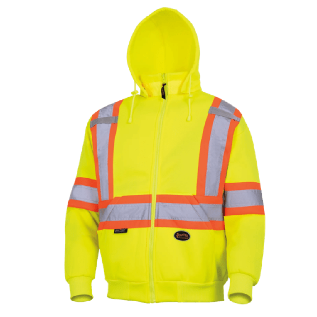 Pioneer Hi-Vis Fleece Safety Hoodie