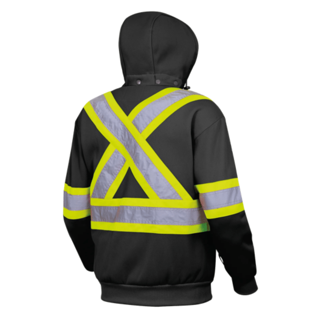 Pioneer Hi-Vis Fleece Safety Hoodie